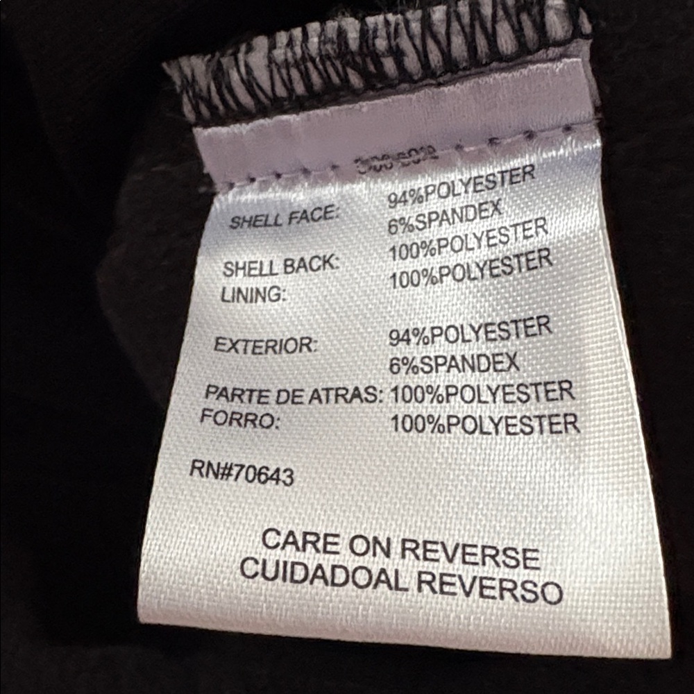 ANDREW MARC Waterproof Softshell Zip Front Trench Coat in Classic Black Size S - Picture 10 of 12
